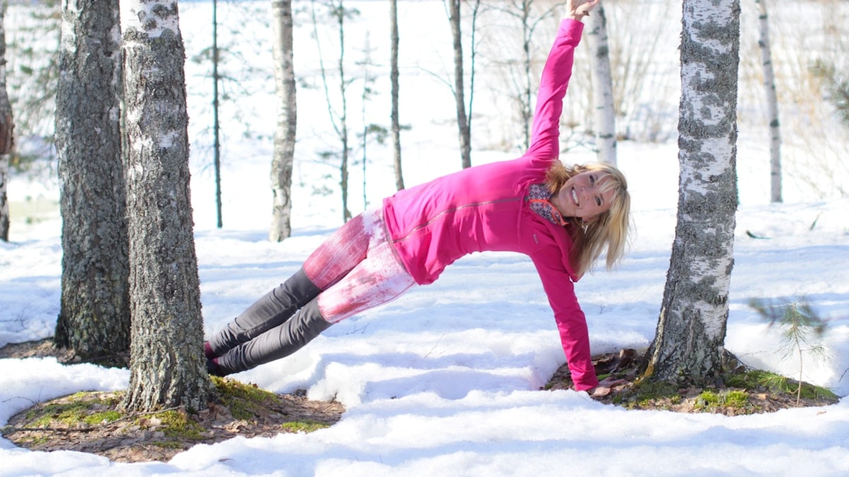 Light and sun is melting the snow and spring is coming. New energy is rising with all the new opportunities.
